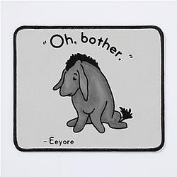 Sad Eeyore Mouse Pad