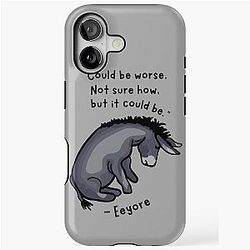 Sad Eeyore Quote iPhone Case