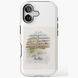 Eeyore in Water, Pooh Roo Rabbit and Piglet on Bridge iPhone Case