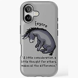 Eeyore Quote Inspiring Kindness iPhone Case