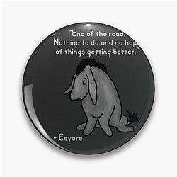 Sad Eeyore Pin