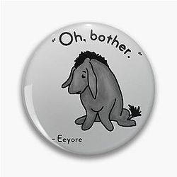 Sad Eeyore Pin