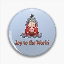 Eeyore Spreading Holiday Joy Pin