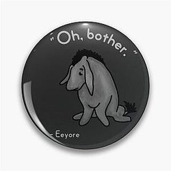 Sad Eeyore Pin