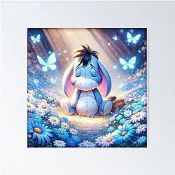 Adorable Eeyore Poster