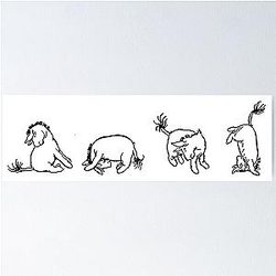 Eeyore Found His Tail Poster