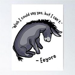 Sad Eeyore Quote