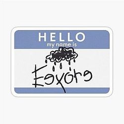 Hello My name is Eeyore Sticker