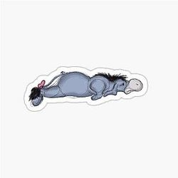 Eeyore Laying Down Sticker is slightly unusual so I'll leave it as is, but I've removed no words