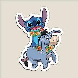 Stitch & Eeyore Magnet