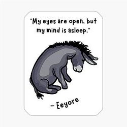 Eeyore Quote Sticker