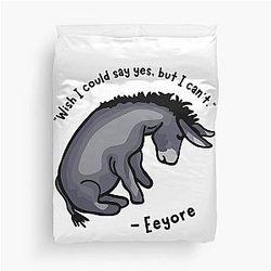 Sad Eeyore Duvet Cover