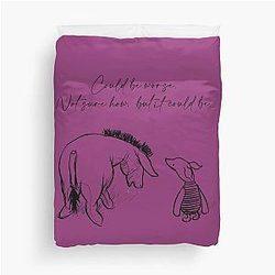 Eeyore and Piglet Duvet Cover