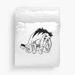 Emo Eeyore Duvet Cover