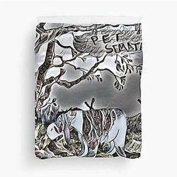 Eeyore Pet Sematary Duvet Cover