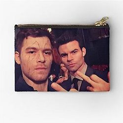 Funny Klaus Mikaelson and Elijah Mikaelson Meme Zipper Pouch
