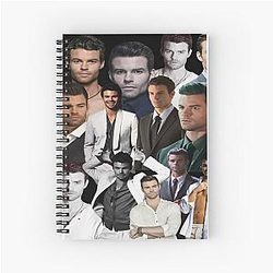 Daniel Gillies Elijah Mikaelson photo collage Spiral Notebook