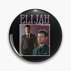 Elijah Mikaelson Vintage Heartthrob Pin