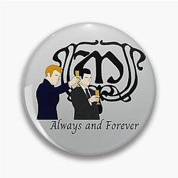 Always Forever Klaus Elijah Mikaelson Mikaelson's Symbol Crest The Originals Pin