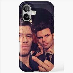 Funny Klaus Mikaelson and Elijah Mikaelson Meme iPhone Case