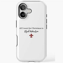 All I Want for Christmas is Elijah Mikaelson iPhone Case