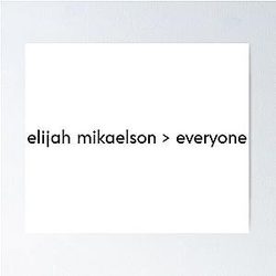 Elijah Mikaelson Over Everyone Poster
