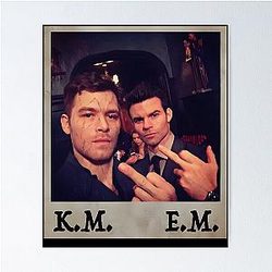 Funny Klaus and Elijah Mikaelson Meme Poster