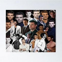 Daniel Gillies Elijah Mikaelson photo collage Poster