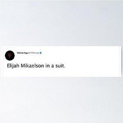 Elijah Mikaelson in a suit