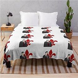 Elijah Mikaelson Fleur de Lis The Originals Throw Blanket