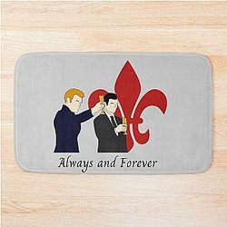 Always and Forever Klaus Mikaelson Fleur de Lis The Originals Bath Mat
