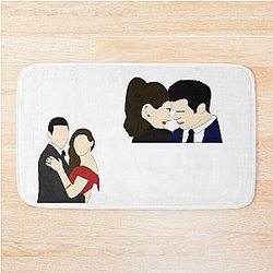 Hayley Marshall Elijah Mikaelson The Originals Sticker Pack Bath Mat