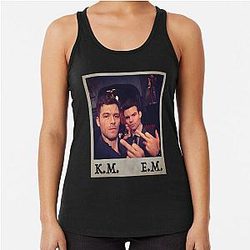 Funny Klaus and Elijah Mikaelson Meme Racerback Tank Top