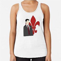 Elijah Mikaelson Fleur de Lis The Originals Racerback Tank Top
