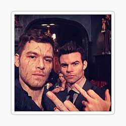 Klaus and Elijah Mikaelson Sticker