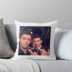 Klaus and Elijah Mikaelson Throw Pillow