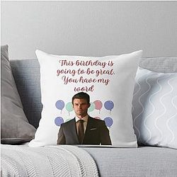 Elijah Mikaelson This Birthday Present is going to be great Throw Pillow