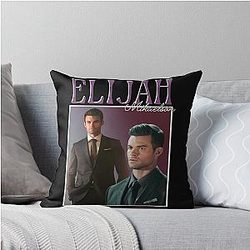 Elijah Mikaelson Vintage Throw Pillow