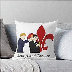 Always Klaus Mikaelson Fleur de Lis The Originals Throw Pillow