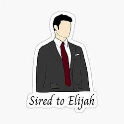 Elijah Mikaelson sired to The Originals Sticker