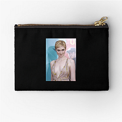 Red Carpet Queen Elizabeth Debicki Zipper Pouches