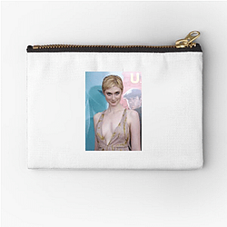 Red Carpet Queen Elizabeth Debicki Zipper Pouches