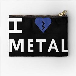 I Love Metal Elliot Smith Black Pouch