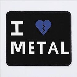 I love Elliot Smith Black Mouse Pad