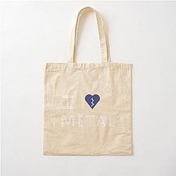 I Love Elliot Smith Black Cotton Tote Bag