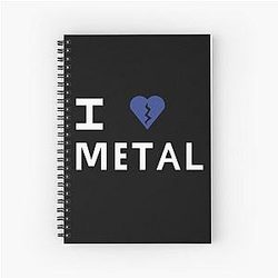 I Love Elliot Smith Black Notebook