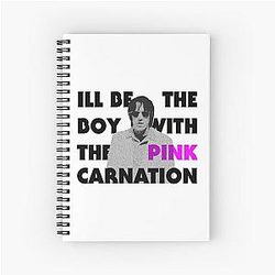 Elliot Smith Pink Carnations Notebook