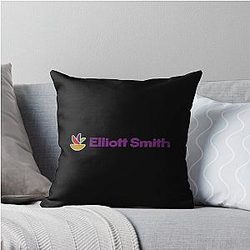 Elliot Smith Throw Pillow