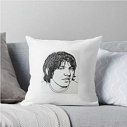 Elliot Smith Painting Throw Pillow