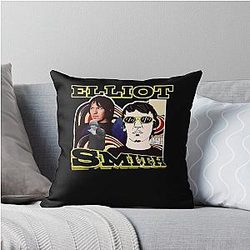 Elliot Smith Bootleg Throw Pillow